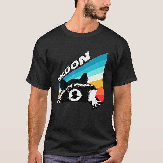 Camiseta Vintage Men Racoon (Frente)