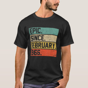 Camiseta Vintage Men Women 56ª Epic De Aniversário Desde