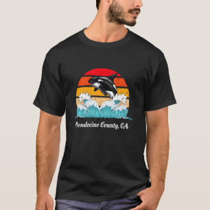 Camiseta Vintage Mendocino County CA Remestida Assassino de