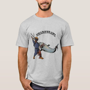 Camiseta Vintage mergulhando um tubarão sobre um URM de lag