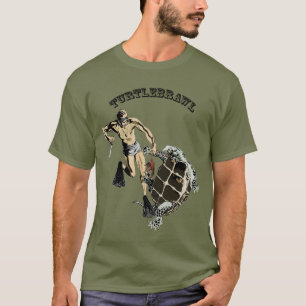 Camiseta Vintage mergulhava numa tartaruga sobre uma lagost
