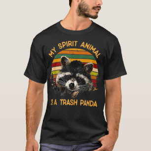Camiseta Vintage Meu Animal Espírito É Um Panda De Lixo