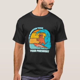 Camiseta Vintage Meu Cachorro É Mais Inteligente Que Seu P