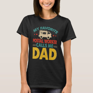 Camiseta Vintage Meu Funcionário Postal Favorito Me Chama D