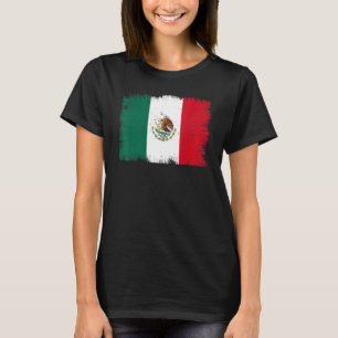 Camiseta Vintage México Bandeira do Dia da Independência Me