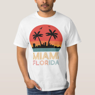 Camiseta Vintage Miami Flórida e Palmeiras