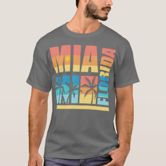 Camiseta Vintage Miami Lover Exótico Summer State Fl