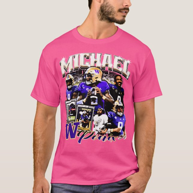 Camiseta Vintage Michael Penix Jr (Frente)