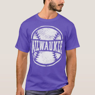Camiseta Vintage Milwaukee Baseball Team Presente