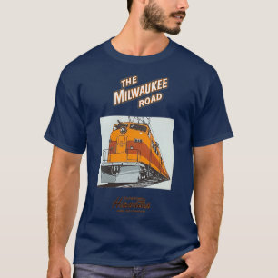 Camiseta Vintage, Milwaukee Road 1
