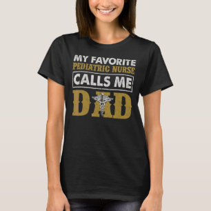 Camiseta Vintage Minha Enfermeira Pediátrica Favorita Me Ch