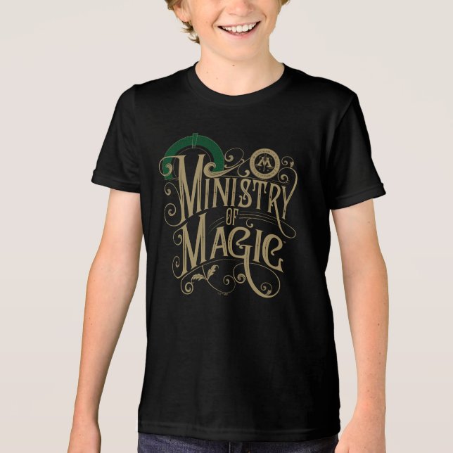 Camiseta Vintage MINISTRY OF MAGIC™ Graphic (Frente)