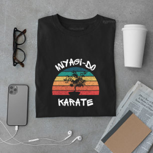 Camiseta vintage Miyagi-Do-Karate amante bonsai tree japan