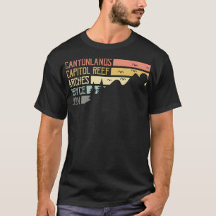 Camiseta Vintage Moab Souvenir Big 5 Utah poderoso 5 Nação