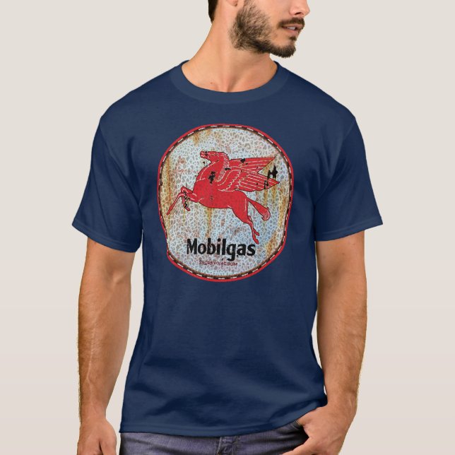 Camiseta Vintage MobilGas (Frente)