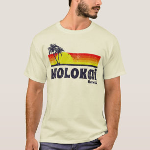 Camiseta Vintage Molokai Havaí