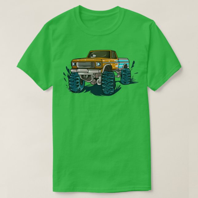 Camiseta Vintage Monster Truck 13 (Frente do Design)