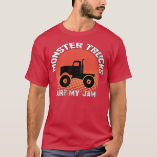 Camiseta Vintage Monster Truck é o meu carrinho engraçado