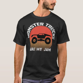 Camiseta Vintage Monster Truck é o meu carrinho engraçado