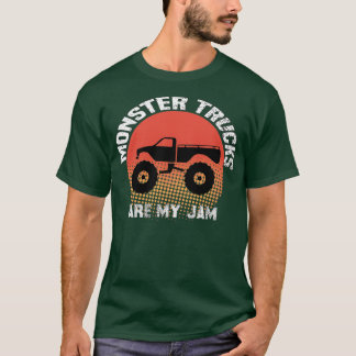 Camiseta Vintage Monster Truck é o meu carrinho engraçado