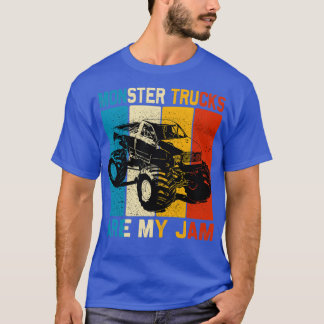 Camiseta Vintage Monster Truck Retro Style Monster Trucks A