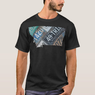 Camiseta Vintage Montana License Plates