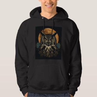 Camiseta Vintage Moon Owl