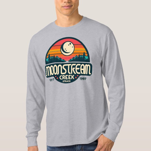 Camiseta Vintage Moonstream Creek Long Sleeve Shirt - Retro (Frente)