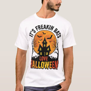 Camiseta Vintage Morcegos Amam Design de Halloween