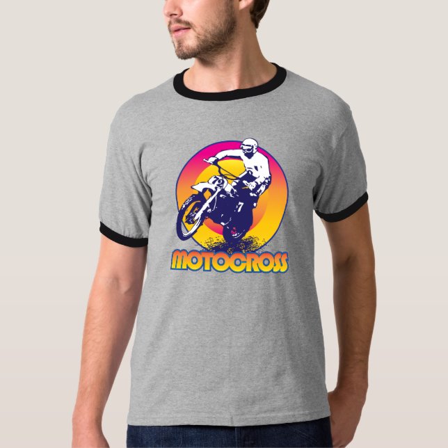 Camiseta Vintage Motocross (Frente)