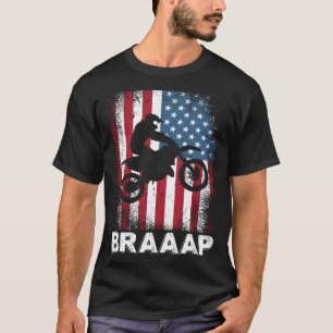 Camiseta Vintage Motocross Dirt Bike Motorcycle USA América