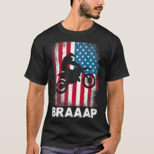 Camiseta Vintage Motocross Dirt Bike Motorcycle USA América