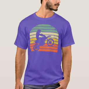 Camiseta Vintage Motocross Dirt Bike - Retro