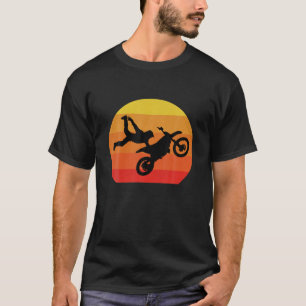 Camiseta Vintage Motocross Dirtbike Sunset Dirt Bike