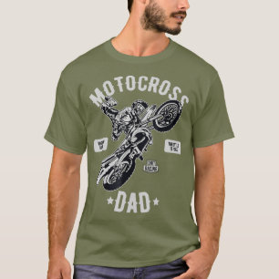 Camiseta Vintage Motocross Pai Dirt Bike Racing Dirtbike