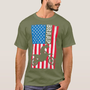 Camiseta Vintage Motorcycle Dirt Bike Motocross American