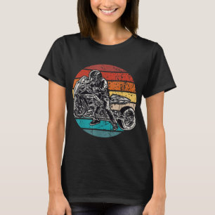 Camiseta Vintage Motorcycle Drag Racing Sprint Drag Bike r