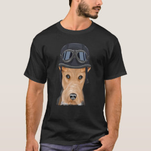 Camiseta Vintage Motorcycle Helmet Wire Fox Terrier