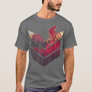 Camiseta Vintage Mountain Bike MTB Descida Cyclist Park Tr