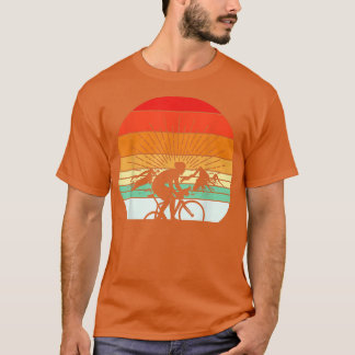 Camiseta Vintage Mountain Biking Outdoor Retro Biking Cycli