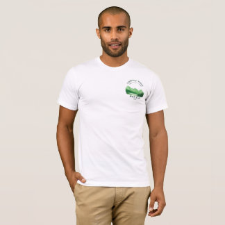 Camiseta Vintage Mountain Sunset lago ao ar livre Retrete v