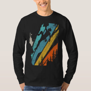 Camiseta Vintage Mountaineer Subindo Bouldering