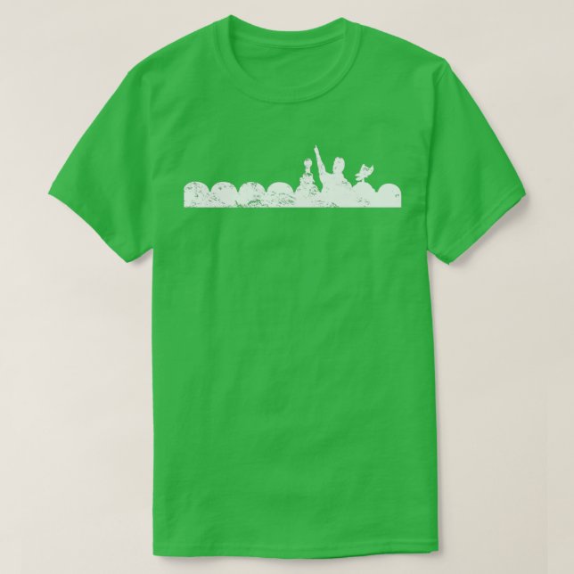 Camiseta Vintage MST3K escuro (Frente do Design)
