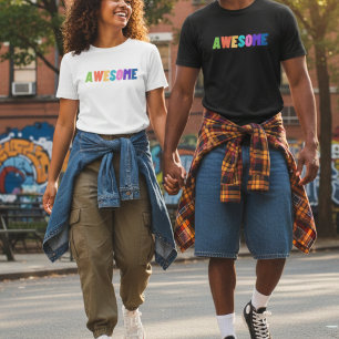 Camiseta Vintage Multicolor Incrível: Inspirador