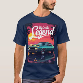 Camiseta Vintage Muscle Car: Esconda a Lenda