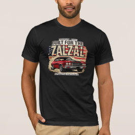 Camiseta Vintage Muscle Car - Gráfico Construído p