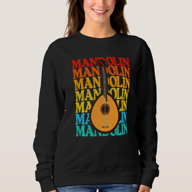 Camiseta Vintage Music String Instrument Mandolin   (Frente)
