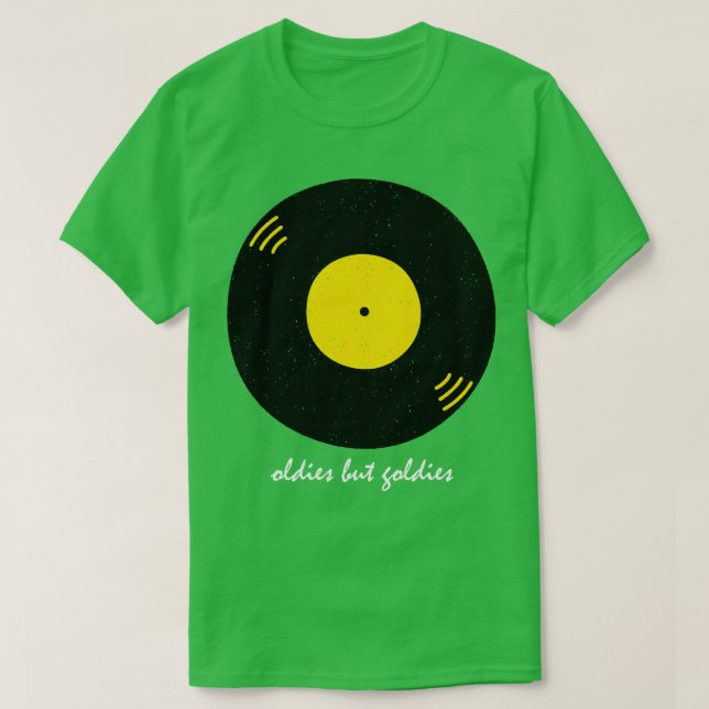 Camiseta vintage music vinyl retro (Frente do Design)