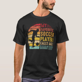 Camiseta Vintage My Favorite Soccer Player Calls Me Gammy