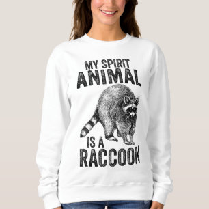 Camiseta Vintage My Spirit Animal é um guaxinim